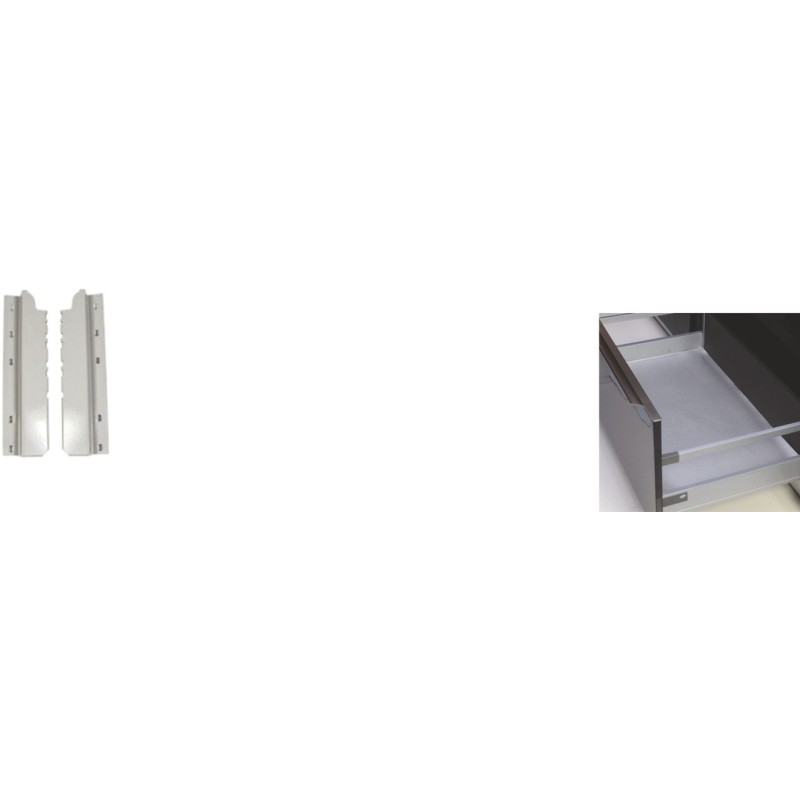 Archimax BOX DRAWER SLIDE SQUARE RODS SS 304 Coating ATGR 550 - 22"