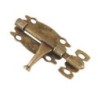 Archimax Barrel Bolt 100mm (Baby Latch + Tower Bolt) Antique Brass AHBB 484.100